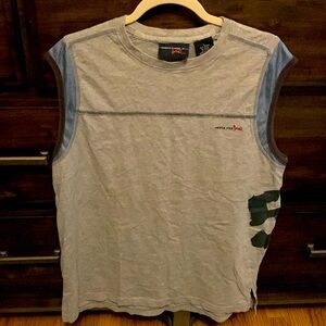 Vintage Triple Five Soul tank top with mesh accent